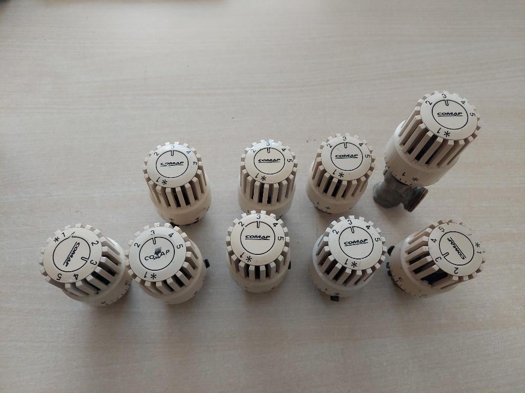 Robinet de radiateur thermostatique COMAP diamètre 28mm, Bricolage & Construction, Chauffage & Radiateurs, Enlèvement