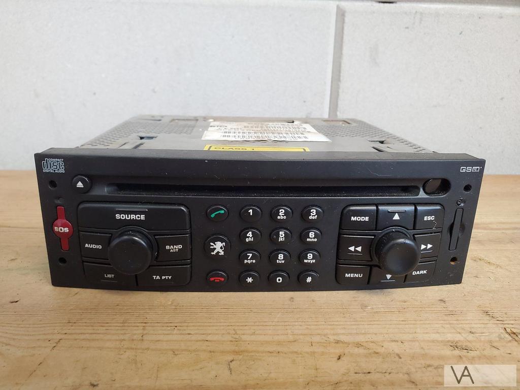 Peugeot 807 Citroen C8 radio met navigatie 14005552xt €100, -, Utilisé, -, Peugeot