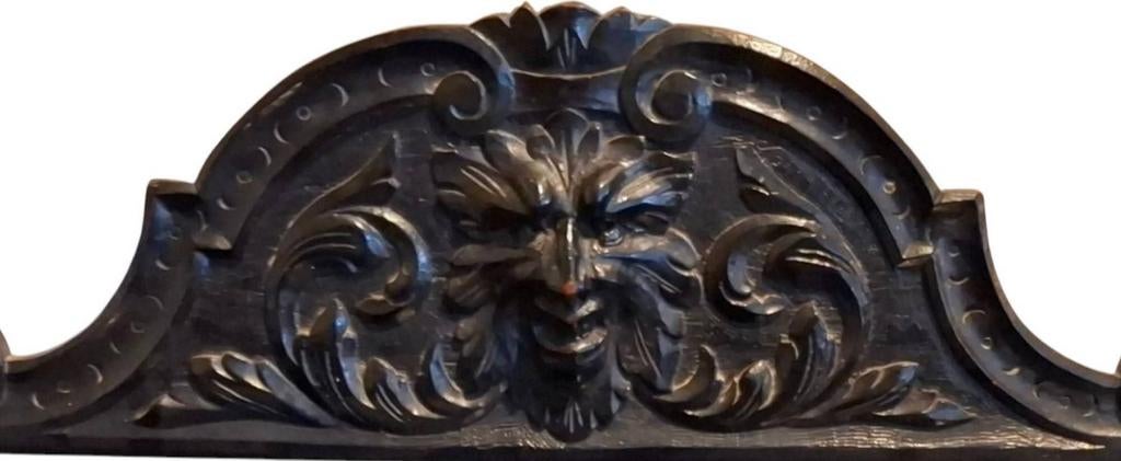 Een historiserende geëboniseerd houten wandconsole, 1880, Ophalen