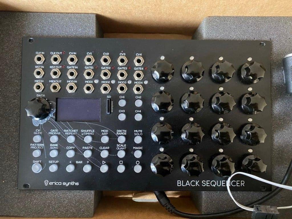 Erica Synths Black Sequencer, Enlèvement ou Envoi, Comme neuf, Autres nombres, Avec connexion MIDI