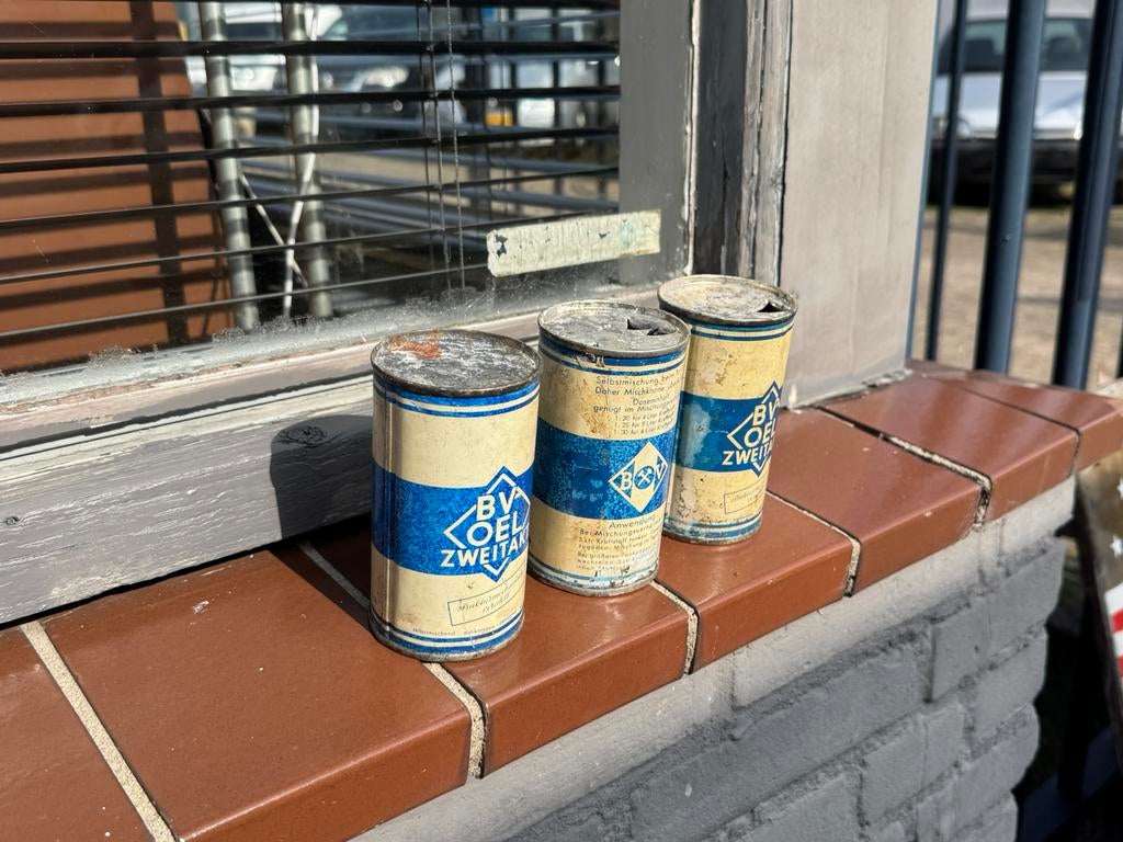 Bidons d'huile 2 temps Aral BV, Collections, Enlèvement ou Envoi, Utilisé, Emballage