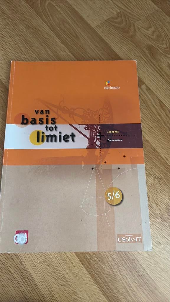 Van basis tot limiet wiskunde goniometrie, Boeken, Ophalen, Zo goed als nieuw