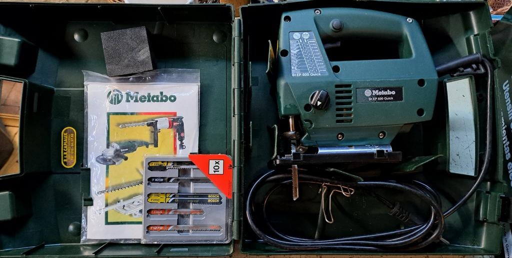 Scie sauteuse Metabo, Bricolage & Construction, Outillage | Foreuses, Enlèvement, Comme neuf
