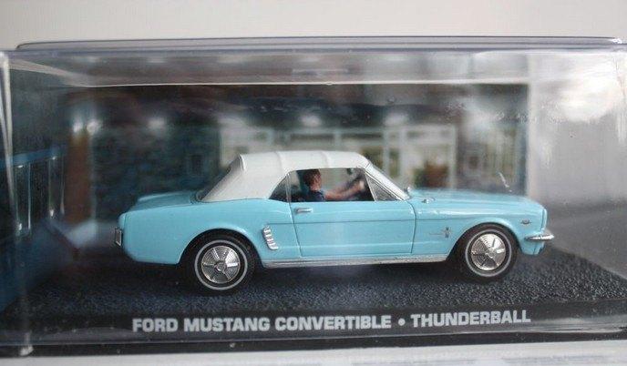 Voiture James Bond : Ford Mustang Cabriolet « Thunderball », Enlèvement ou Envoi, Comme neuf, Voiture, Autres marques