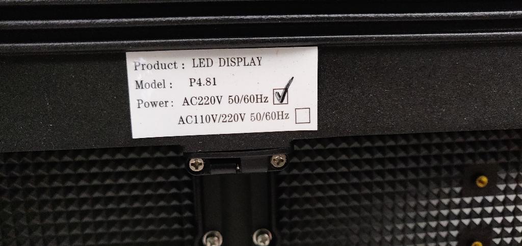 nieuwe led display P4.81 1000 mm x 500 mm (scorebord), Audio, Tv en Foto, Professionele apparaten, Ophalen, Nieuw