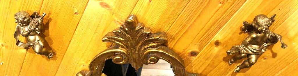 Lot de 2 anges doré, Ophalen of Verzenden