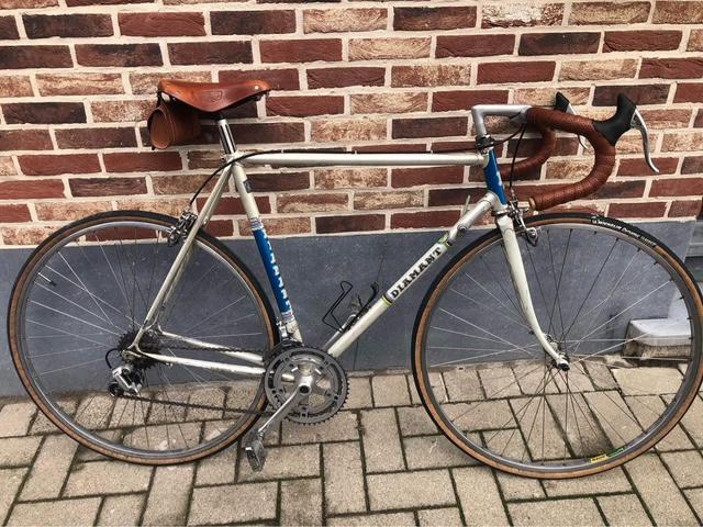 Vintage stalen retro koersfiets klassiek 70s 80s rijklaar, Fietsen en Brommers, Ophalen