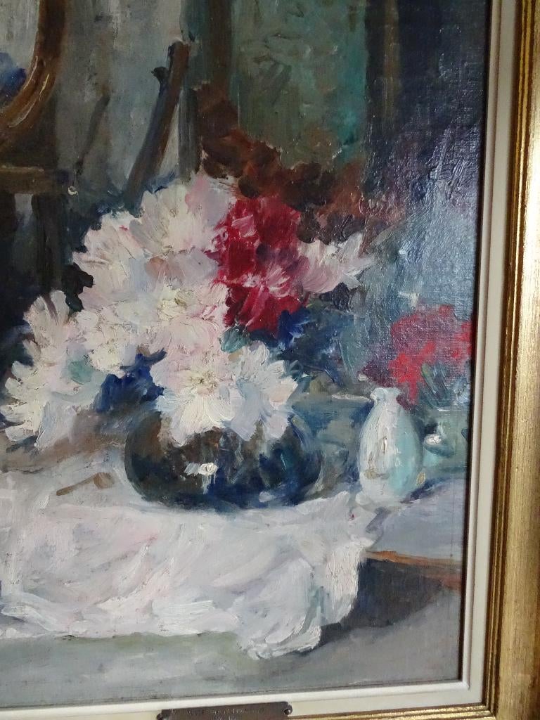 Nature morte aux fleurs — Gérard Roosen (1869-1935)  Ecole B, Antiquités & Art, Enlèvement