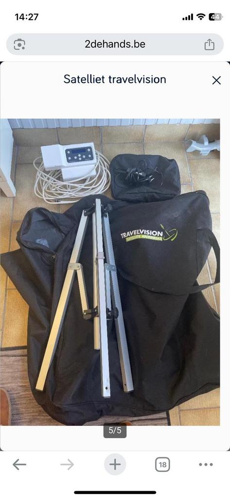 Mobiele satelliet, Ophalen, Zo goed als nieuw