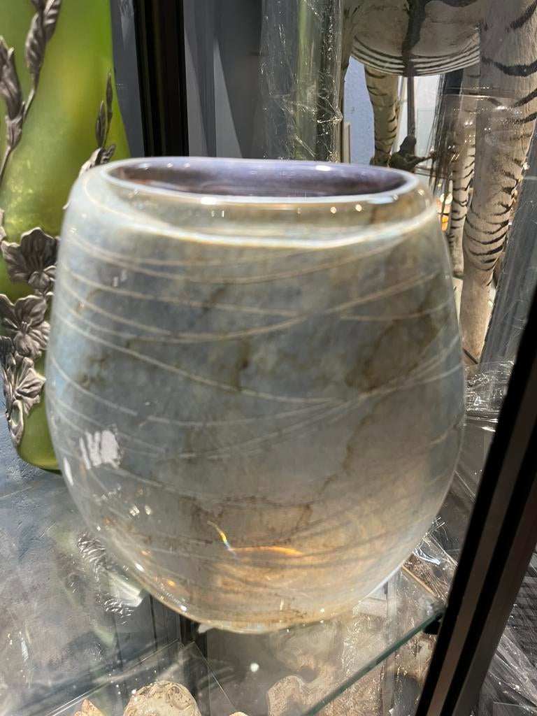 Magnifique vase danois signé Hoglund, Enlèvement ou Envoi