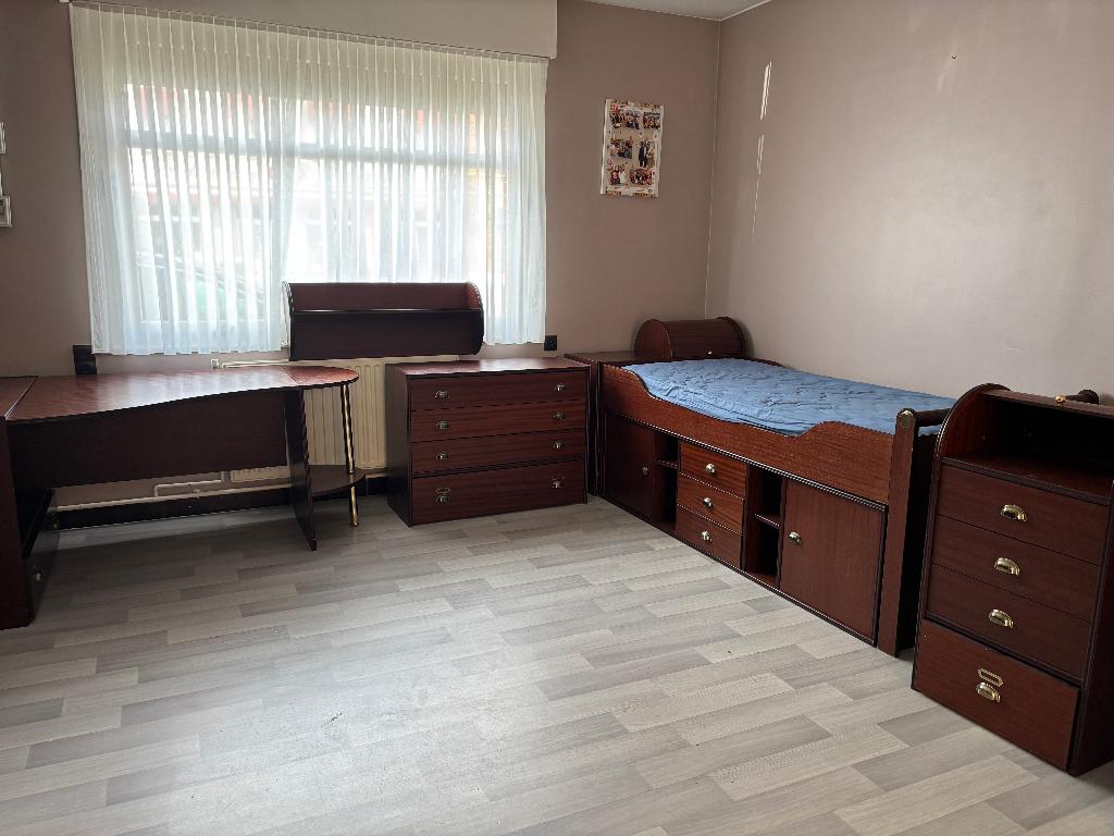 COMPLETE KAMER „CAPTAIN” mahonie, Huis en Inrichting, Slaapkamer | Complete slaapkamers, Ophalen, Zo goed als nieuw, Eenpersoons