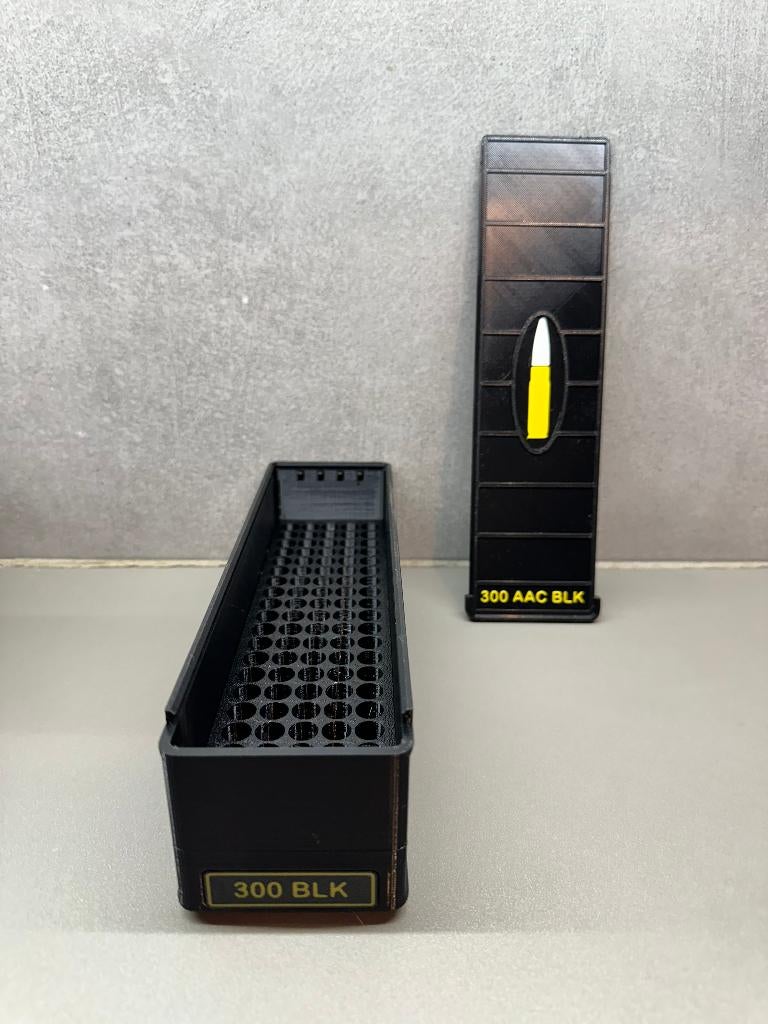 Boîte de rangement .300 acc blk- Fait main - Noir, Ophalen of Verzenden, Nieuw