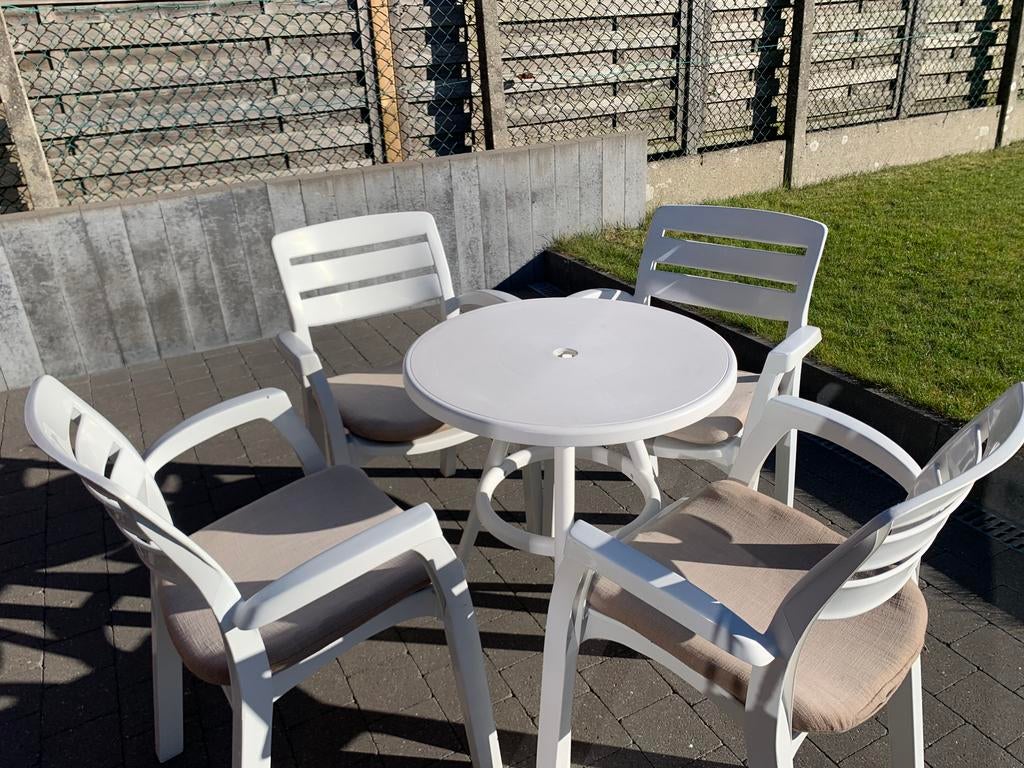 Tuinset allibert, Tuin en Terras, Ophalen, Zo goed als nieuw, Tuinset