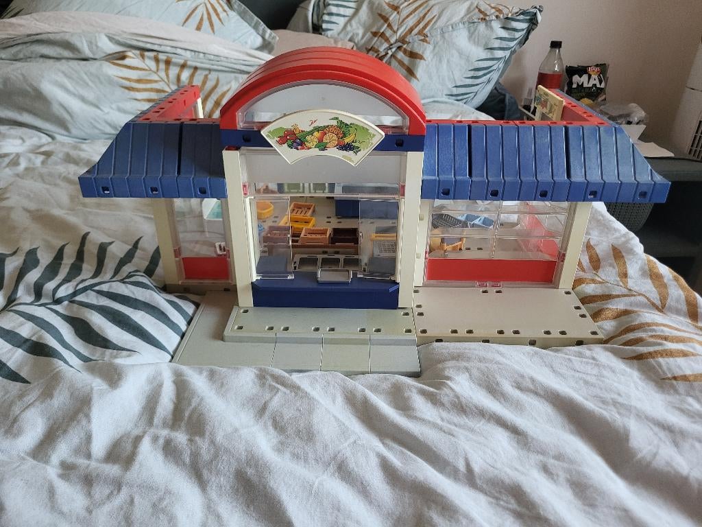 Playmobil supermarkt, Kinderen en Baby's, Ophalen, Gebruikt