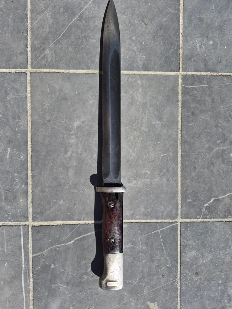 Baïonnette allemande Wo1 K98 AZ, Collections, Enlèvement