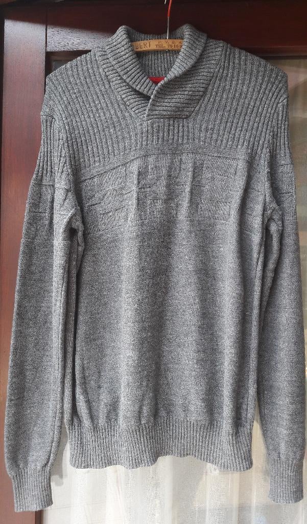 Grijze trui van C&A (Canda) maat S, Vêtements | Hommes, Pulls & Vestes, Gris, Enlèvement ou Envoi, C&A, Porté