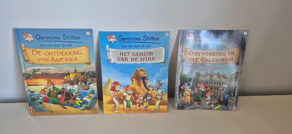 Geronimo Stilton – Reis door de tijd stripboeken, Boeken, Ophalen of Verzenden, Gelezen, Geronimo Stilton, Non-fictie