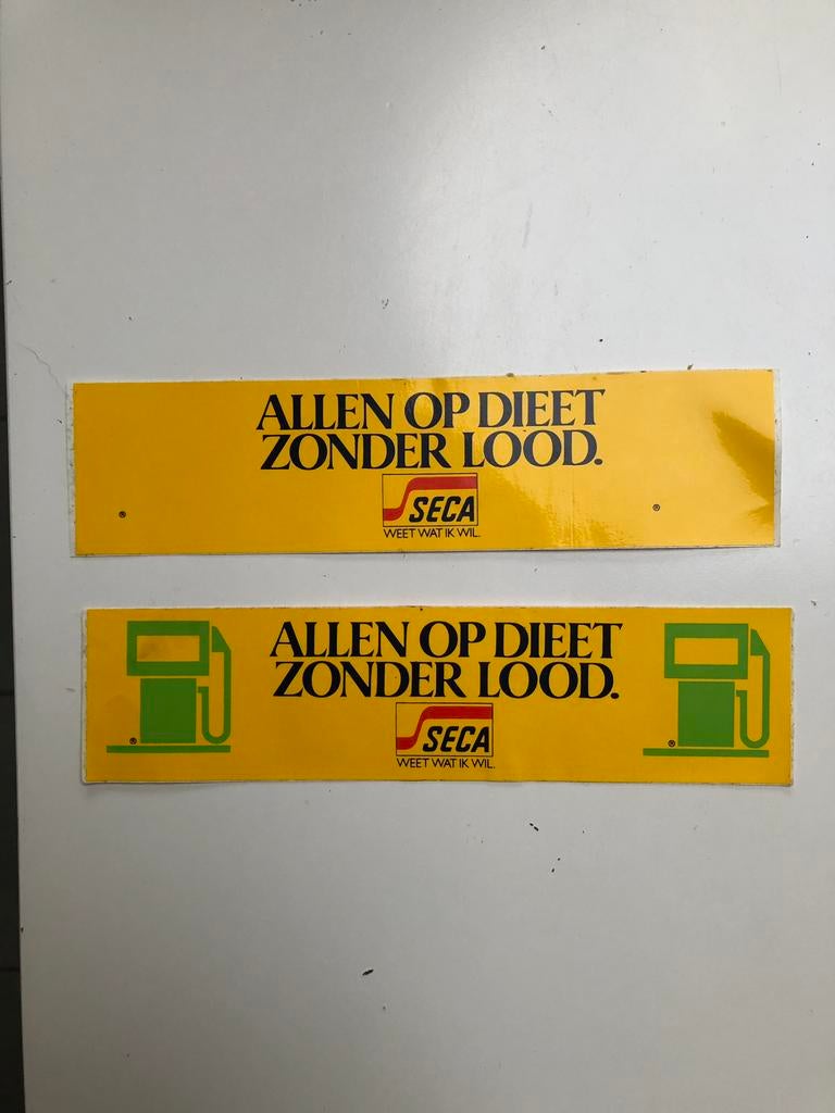 Twee stickers: reeks Seca, Collections, Enlèvement ou Envoi, Neuf, Marque