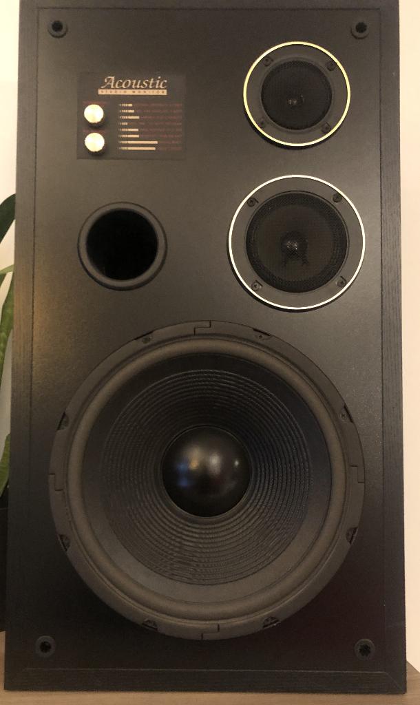 Te koop : Luidsprekers Acoustic Studio Monitor, TV, Hi-fi & Vidéo, Enceintes, Autres marques, 60 à 120 watts, Comme neuf, Enlèvement
