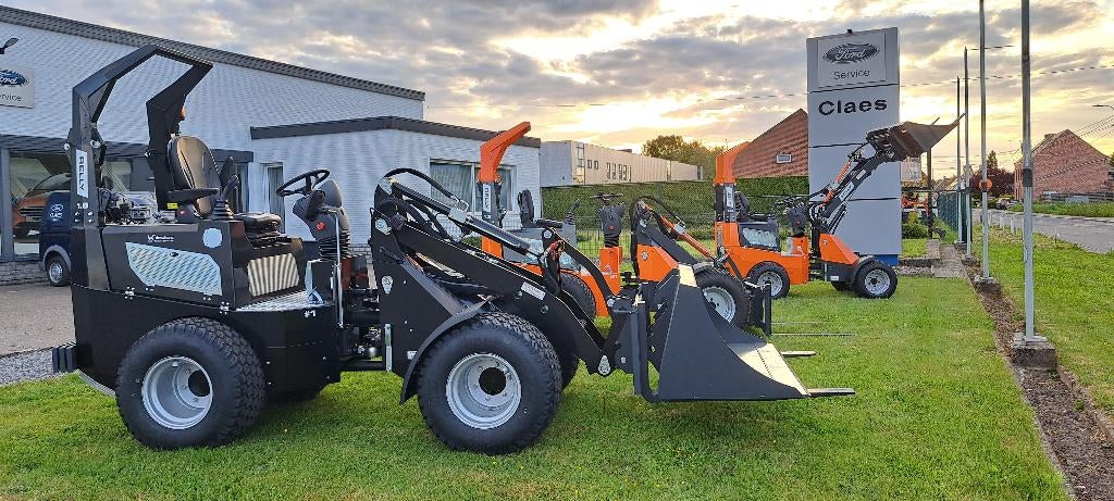 RELLY Knikladers, Ophalen, Wiellader of Shovel