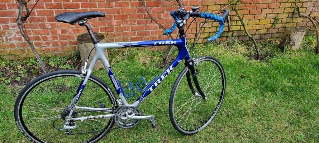 Koersfiets TREK CARBON goed staat 27.versnellingen 28.inch k, Fietsen en Brommers, Ophalen of Verzenden