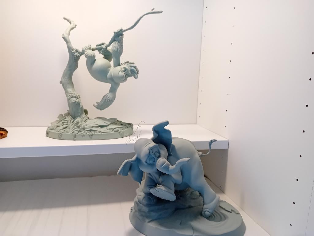 Disney WDCC Maquette Tarzan: Terk en Tantor, Enlèvement, Autres personnages, Comme neuf, Statue ou Figurine