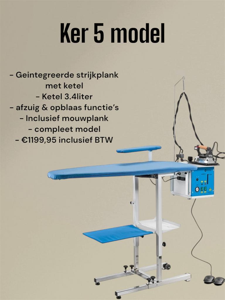 Battistella ker5 stoomstrijkijzer, Elektronische apparatuur, Strijkijzers en Strijkplanken, Nieuw, Ophalen of Verzenden