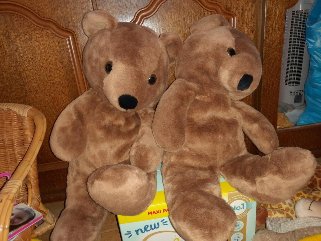 2 grote beren knuffels ikea, Enlèvement ou Envoi, Comme neuf