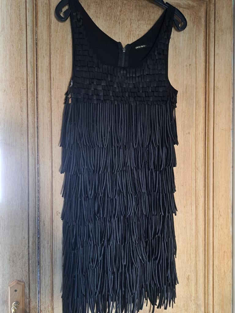 Zwart coctailkleed, Ophalen, Nieuw, Maat 42/44 (L)