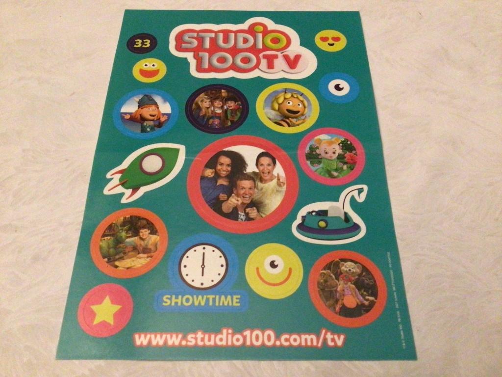 Studio 100 plop james cooke maya de bij stickers, Verzamelen, Ophalen of Verzenden