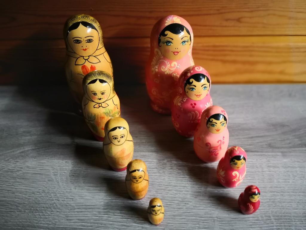 Matroesjka poppen families uit te kiezen, Ophalen