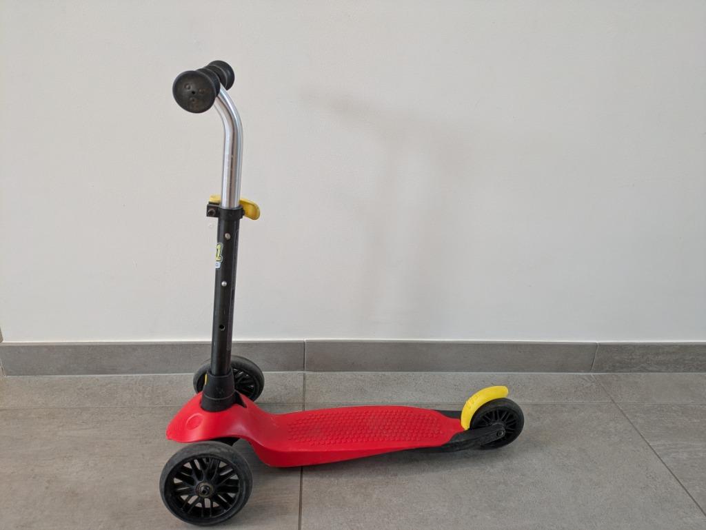 Rode kinderstep vanaf 3-6 jaar, Fietsen en Brommers, Steps, Ophalen, Zo goed als nieuw, Gewone step