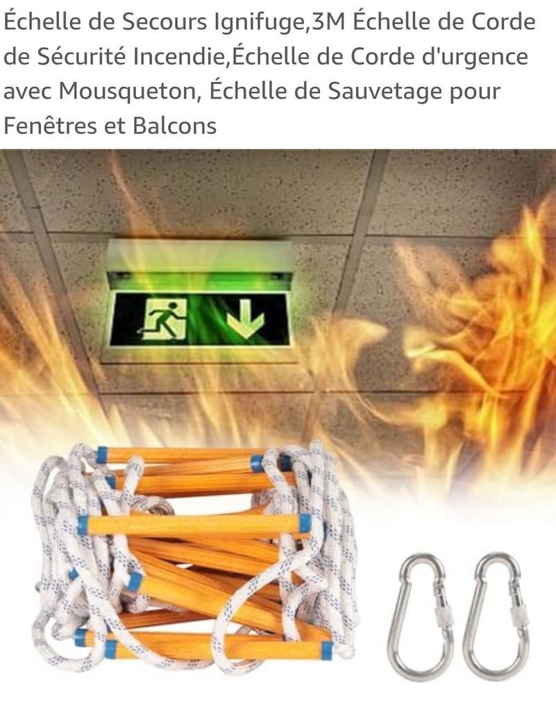 Échelle de secours, Échelle