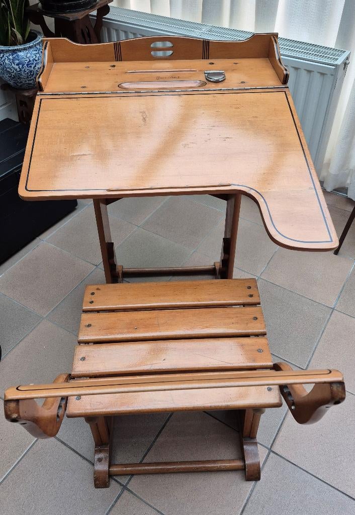 Bureau d'écolier Naether enfant-adulte, état excellent, Enlèvement, Réglable en hauteur, Comme neuf, Bureau