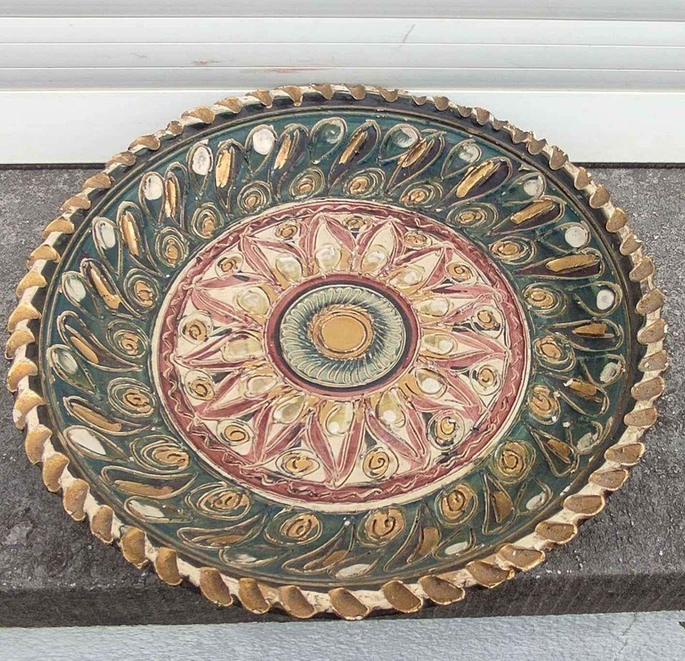 Plat en maîtrise de nimy signe destrebecq, Antiquités & Art, Enlèvement ou Envoi