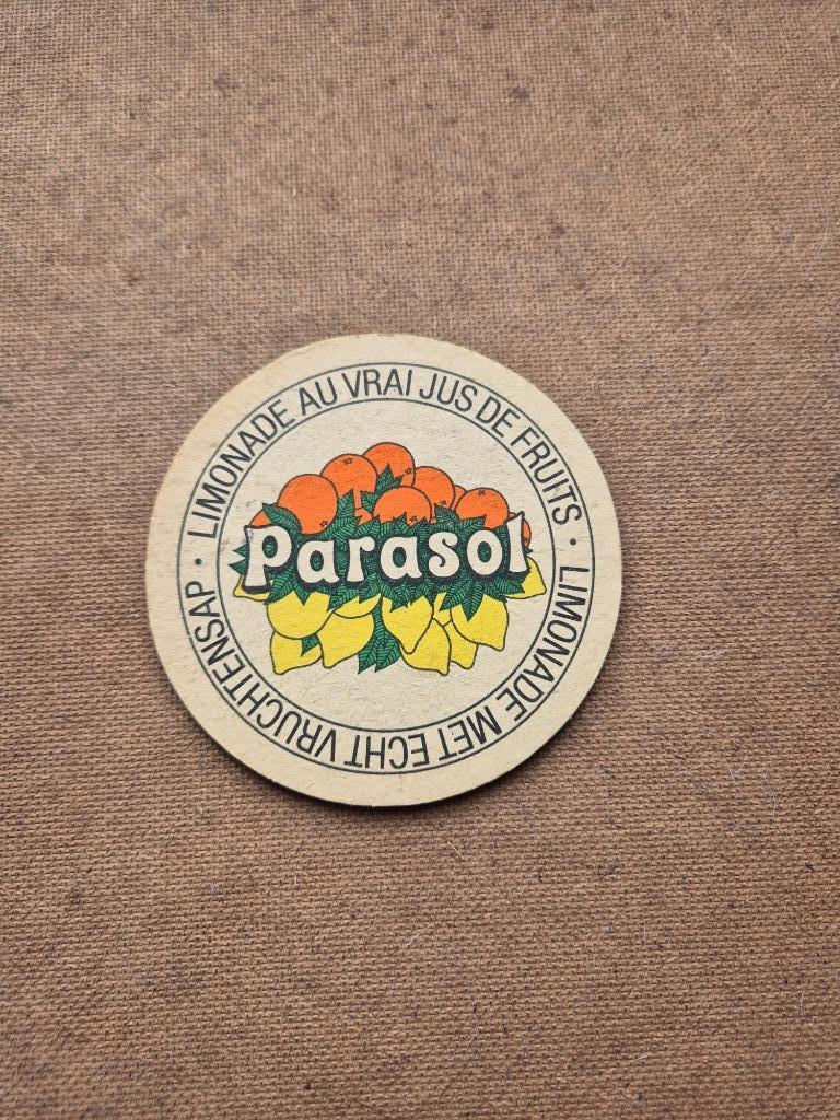 Sous bock Parasol (modèle 2), Collections, Marques de bière, Enlèvement ou Envoi, Utilisé, Sous-bock, Autres marques