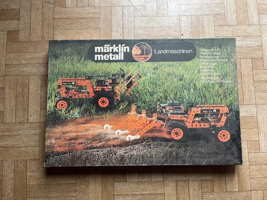 Marklin metallic speelgoedlandbouwmachine retro speelgoed, Ophalen