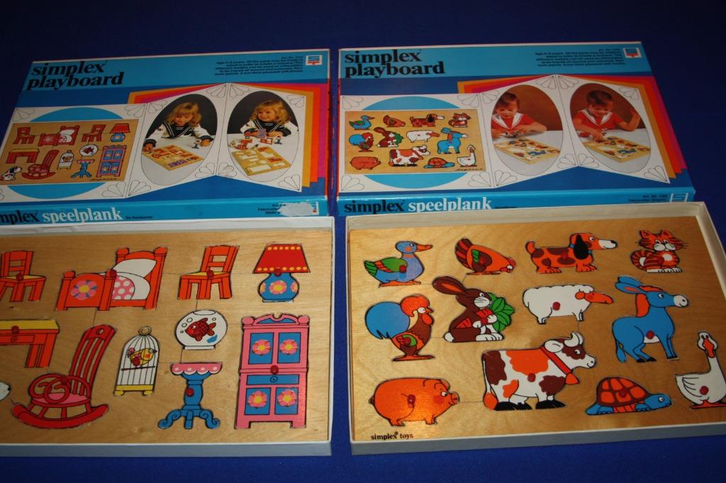 2x Simplex Playboard ( noppenpuzzels ) in verpakking, Enfants & Bébés, Jouets | Puzzles pour enfants, Comme neuf, 2 à 4 ans, 10 à 50 pièces