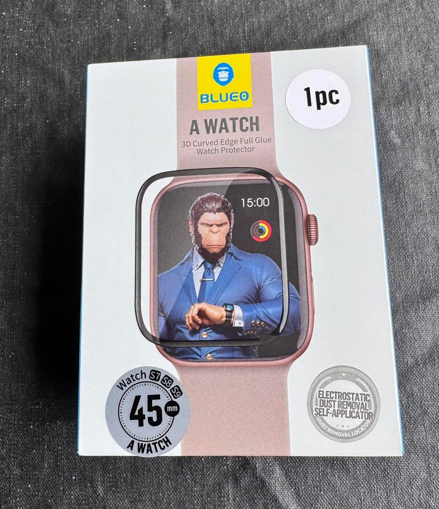 Bluoeo - Beschermglas iPhone S7/S8/S9 - 45mm - nieuw, Ophalen of Verzenden, Nieuw, IPhone 8, Frontje of Cover