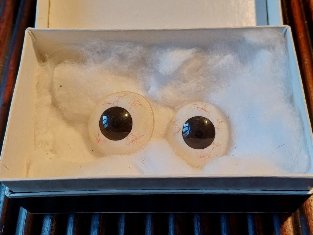 Anciennes prothèses oculaires - cabinet de curiosités, Enlèvement ou Envoi