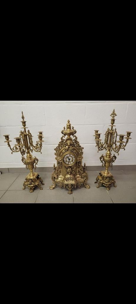 Klok met kandelaars, Diversen, Kerst, Ophalen