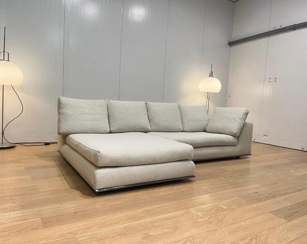 Minotti Hamilton canapé d’angle avec daybed – PN: 19.500 €, Maison & Meubles, Neuf, Quatre personnes ou plus, Bankstel Bank Zetels Sofa Hoekbank Design bank