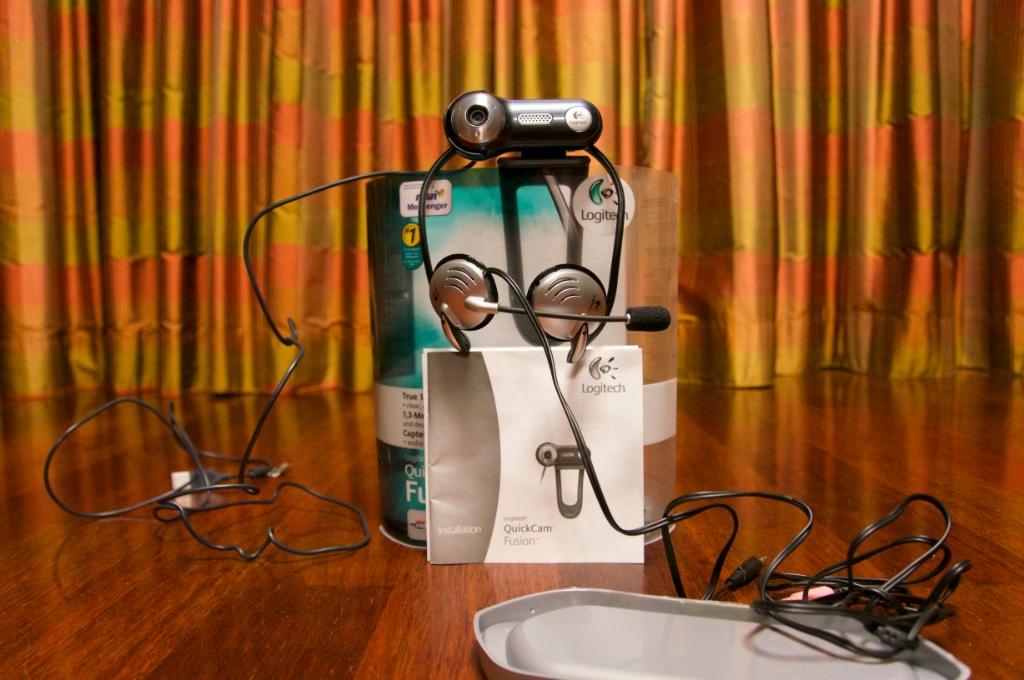 Logitech Quickcam Fusion True 1.3 megapixel sensor, Computers en Software, Webcams, Logitech, Zoomfunctie, Ophalen of Verzenden