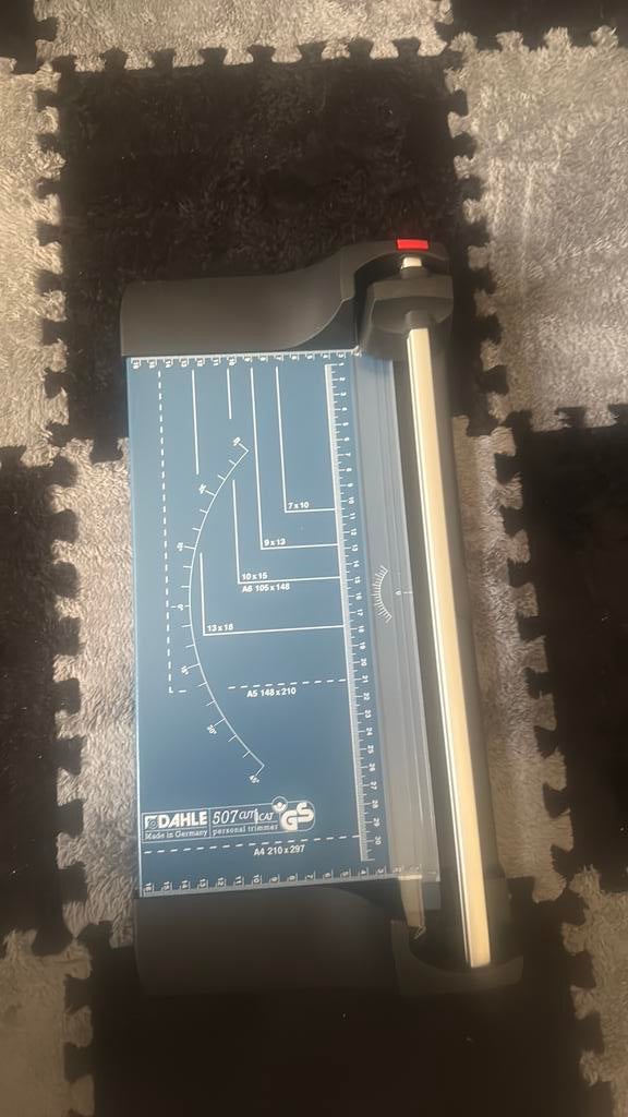 Snijmachine, Ophalen, Zo goed als nieuw