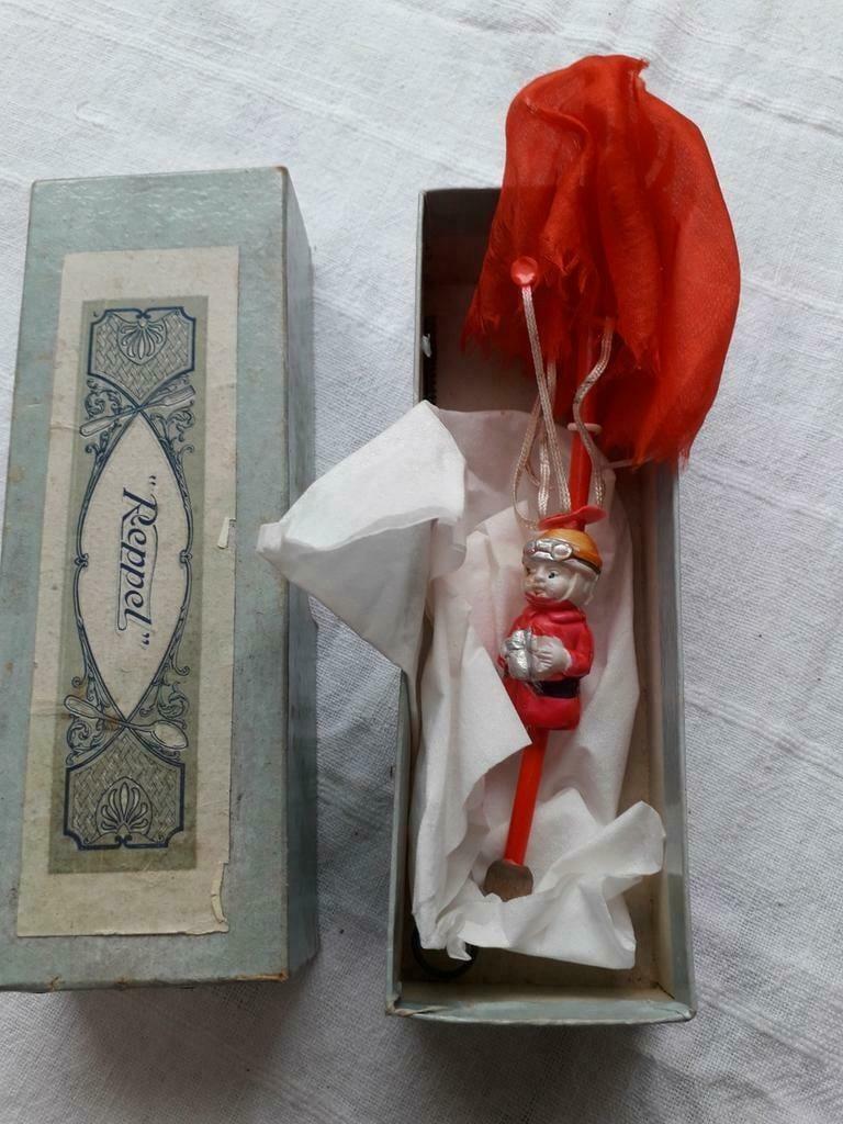 parachutiste japonais vintage avec parachute, Antiquités & Art, Enlèvement ou Envoi