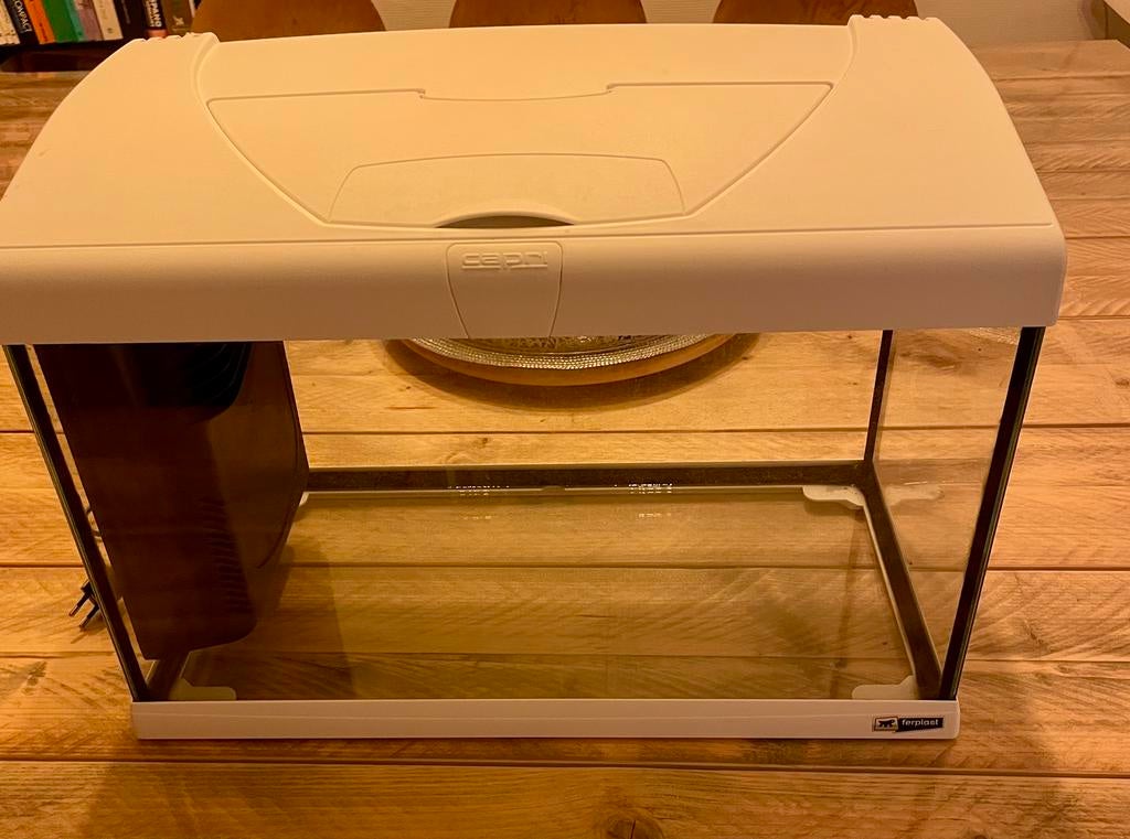 Aquarium 50 l met filter en led verlichting, Ophalen, Gebruikt
