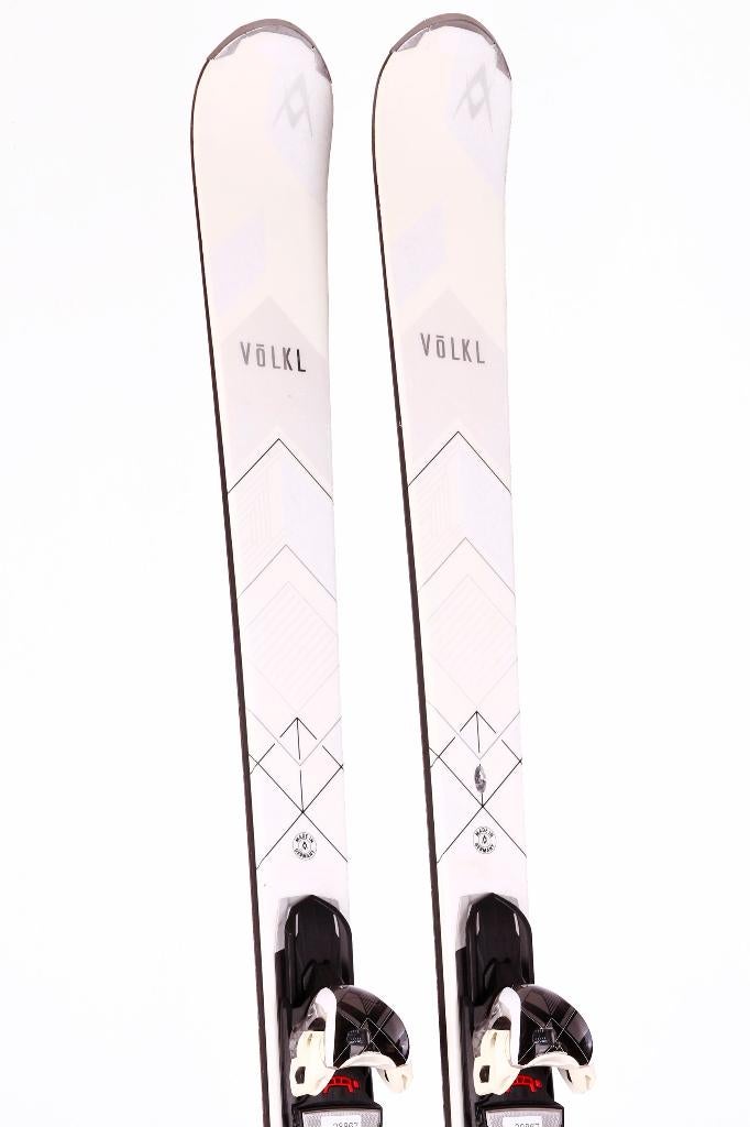 Skis 163 VOLKL FLAIR SC pour femmes, blancs, noyau en bois, Carving, Enlèvement ou Envoi, Skis, Utilisé