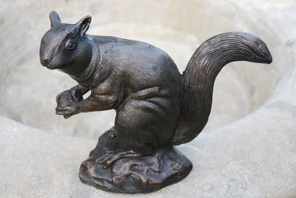 Dierenbrons (de eekhoorn), Ophalen of Verzenden, Brons