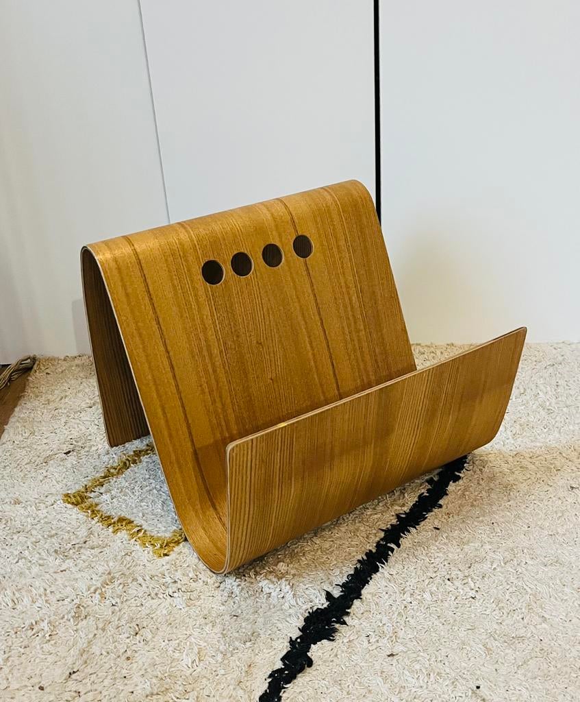 Houten tijdschriftenhouder Boconcept, Ophalen, Zo goed als nieuw