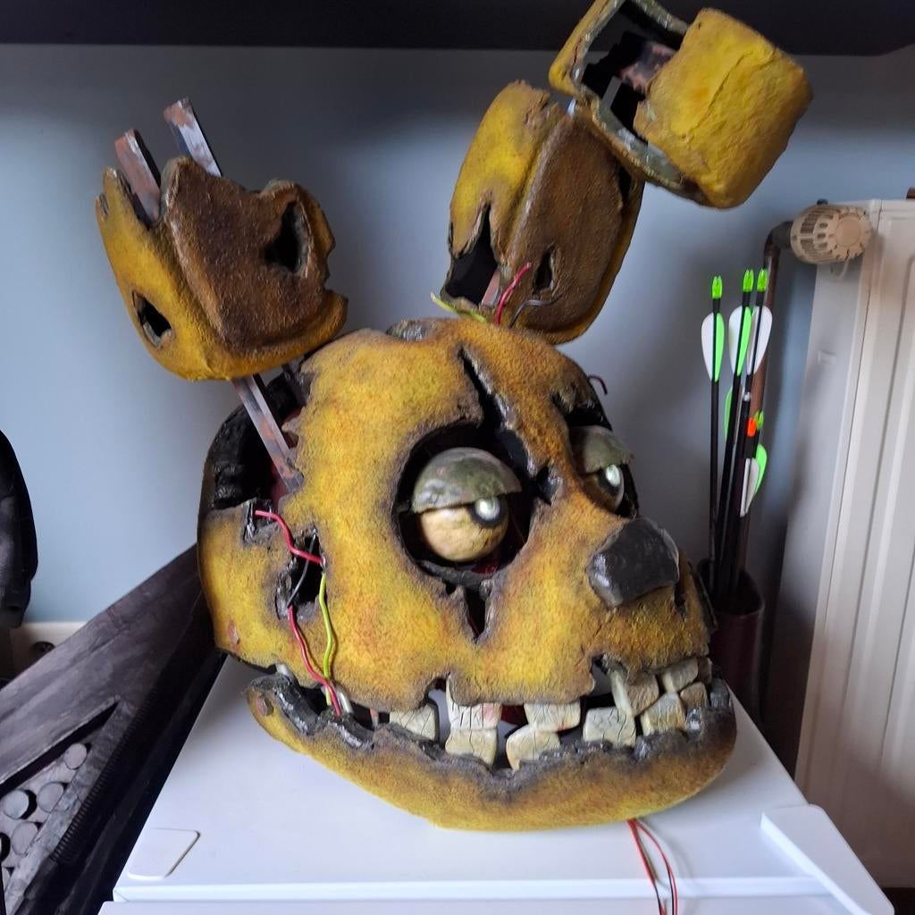 Springtrap hoofd five nights at Freddy's, Enlèvement, Utilisé, Accessoires de théâtre